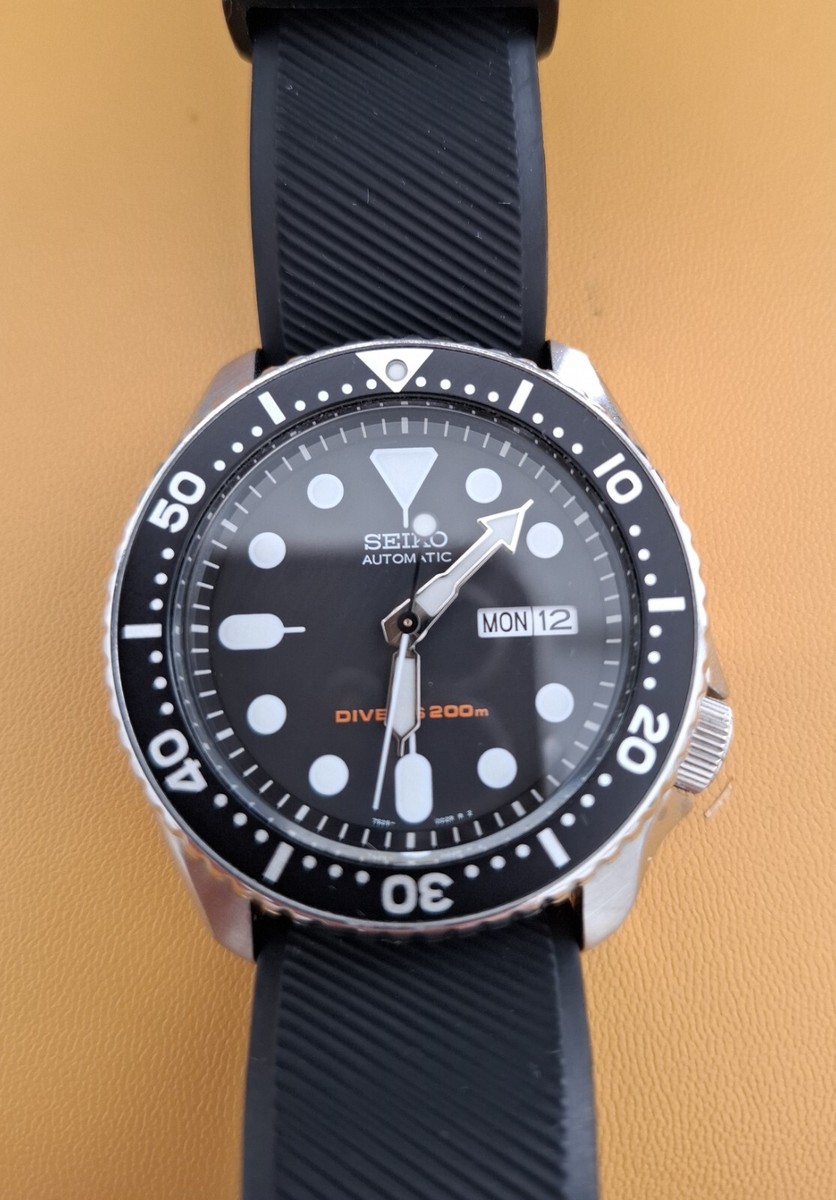 Seiko Diver Seiko Skx007 With Leather Strap Seiko Diver Leather