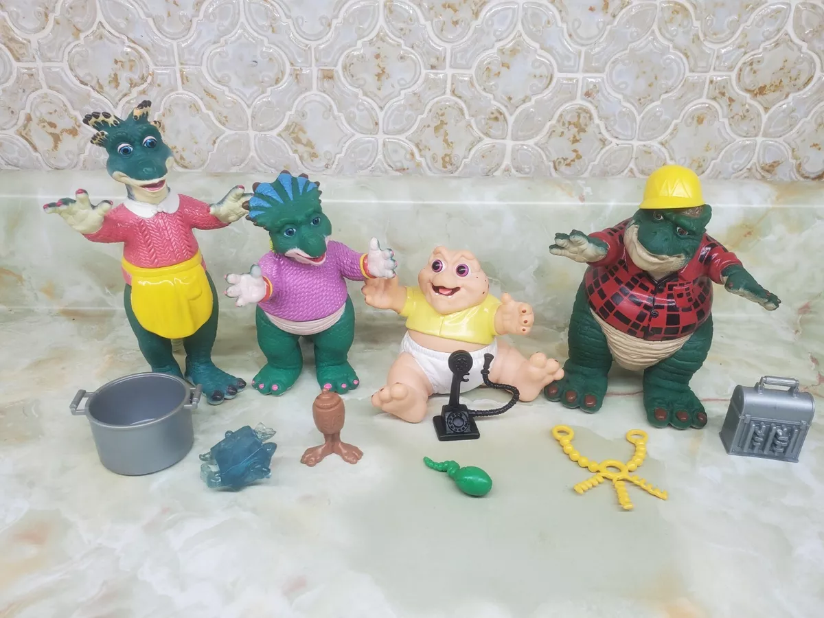 Rare Disney Dinosaurs TV Show Figures Sinclair Vtg 1990s HTF