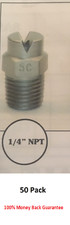 50 STEEL SPRAY TIPS 1/4" 80/20, 80/30, 80/40, 80/50, 80/70, 80/100 Sealcoating
