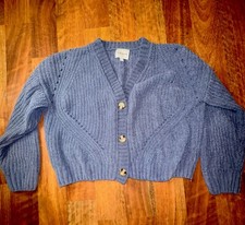 Oversized, Drop Shoulder, Cropped Sweater Size Large 