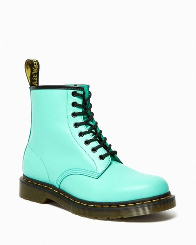 DR Martens 1460 Verde Menta Piperita Stivali in pelle liscia | eBay