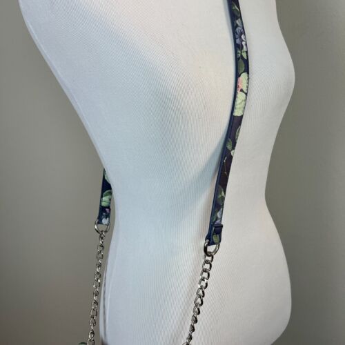 Betsey Johnson Bag Crossbody Shoulder Floral Multicolor Quilted Flap Chain New - Picture 3 of 15