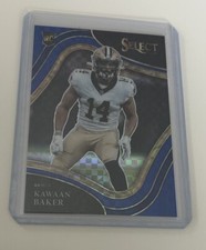2021 Select Prizm Blue #400 Kawaan Baker /49 New Orleans Saints 