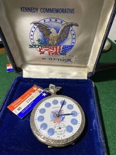 Arnex.JFK-RFK.memorial Pocket Watch c.1970.s