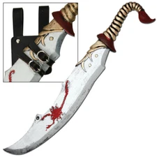 ARCADIAN SCORPION DESERT TRIBAL BATTLE FOAM SWORD COSPLAY + FREE LEATHER FROG