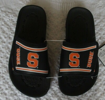 College Edition Men 7 8 Small Slides Syracuse SU cuse Orange  NEW NWT