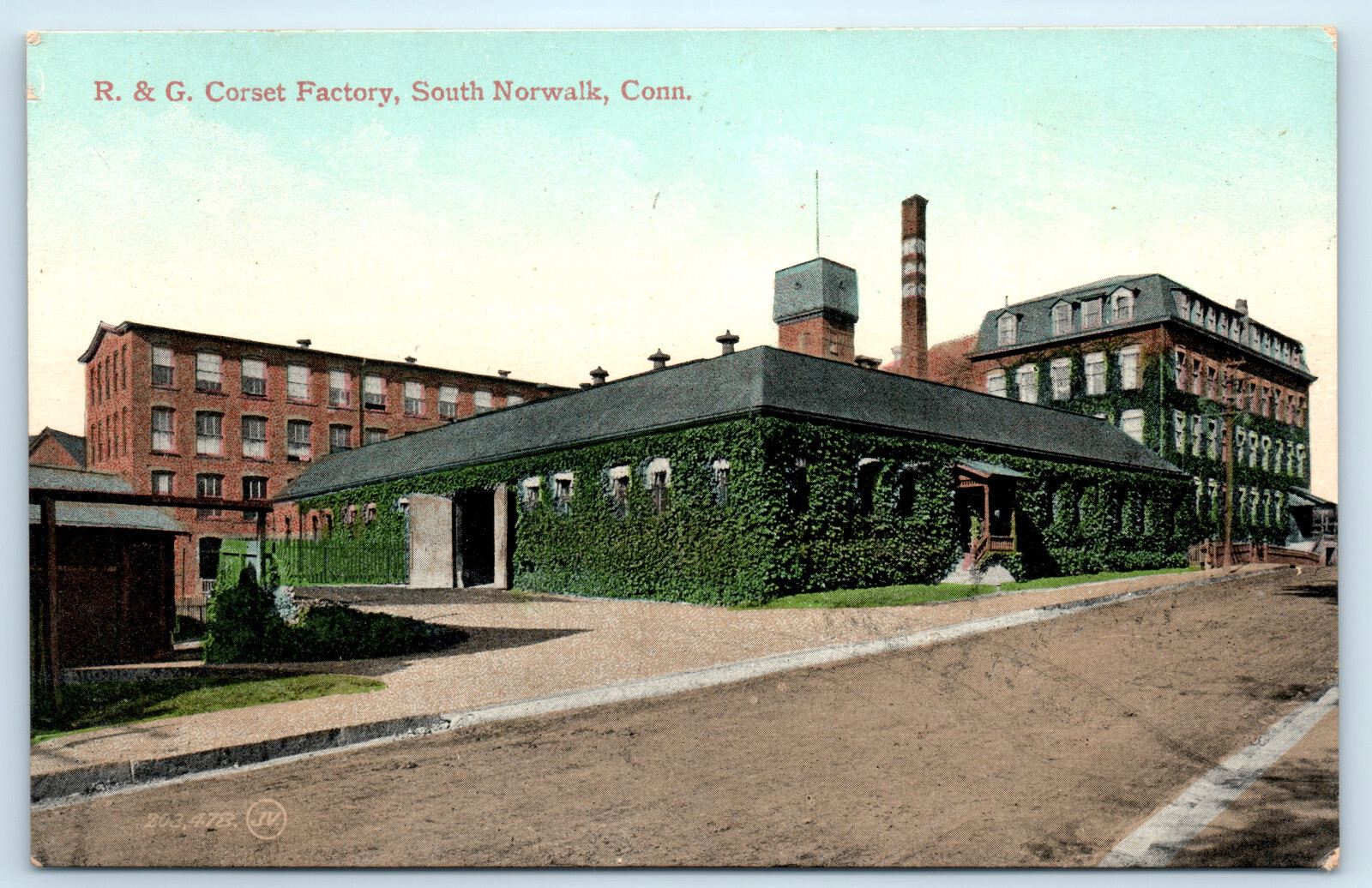South Norwalk Connecticut R&G Corset Factory Vintage Postcard eBay