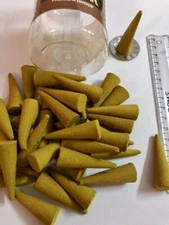 110 grams 1.6" PREMIUM MUSK DHOOP INCENSE CONES meditation puja Free Ship