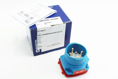 MARECHAL ELECTRIC 6138017 DSN3 Einbaustecker Poly B
