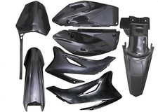 BLACK PLASTIC FENDER FAIRINGS KIT FOR YAMAHA TTR110 TTR 110 TTR110E SSR NEW