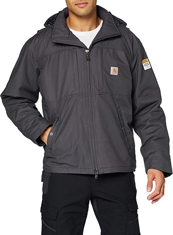 NWT Carhartt Mens Full Swing Cryder Jacket 3M Thinsulate Gray Size