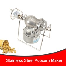 Hand Popcorn Maschine Mini Edelstahl Popkornm...