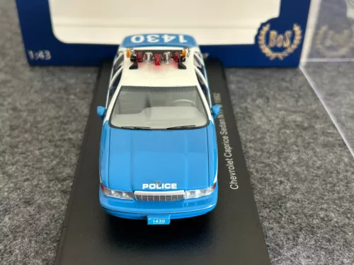 BOS 1/43 Scale Resin Chevrolet Caprice Sedan NYPD 1992 Police Car Model - Picture 5 of 9