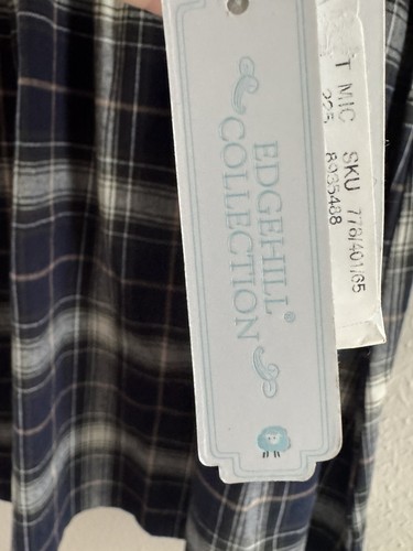 EDGEHILL COLLECTION Dress Long Sleeve Peter Pan plaid dress 100% cotton size 6 - Picture 5 of 11