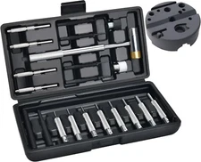 Roll Pin Punch Set Tool with Replaceable Face Hammer Repairing Pistols Bench Blo