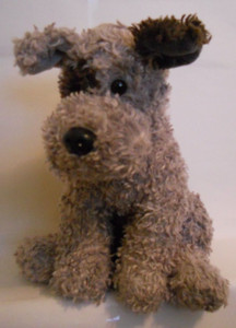Ty Classic Dog 10.5 Long Stuffed Toy 2009 (No Hang Tags)