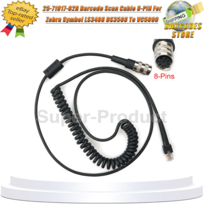 25-71917-02R Cavo Scanner Per Motorola Symbol LS3408 A Vc5090 Ds3508 8 Pin 25 71917 03r - Foto 5