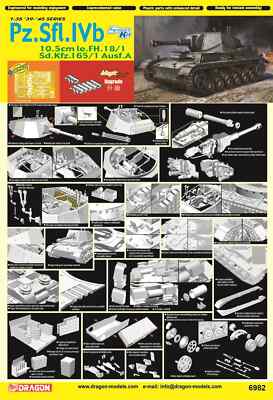 Dragon 6982 1/35 Pz.Sfl.IVb 10.5cm le.FH.18/1 Sd.Kfz.165/1 Ausf.A w/Magic Track