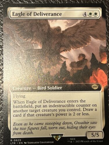 Mtg LTR—Lord Of The Rings— Eagle Of Deliverance —Extended—NM - Photo 1/1