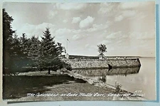 The Concourse On Lake Mille Lacs Garrison Minnesota RPPC Postcard A339