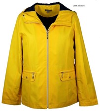 Finesse Ladies Shower-windproof Mustard Micro-peach Coat