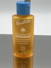 Vacation Chardonnay Oil SPF 30 Vegan Suntan Oil Broad Spectrum Travel Sz 1oz NEW