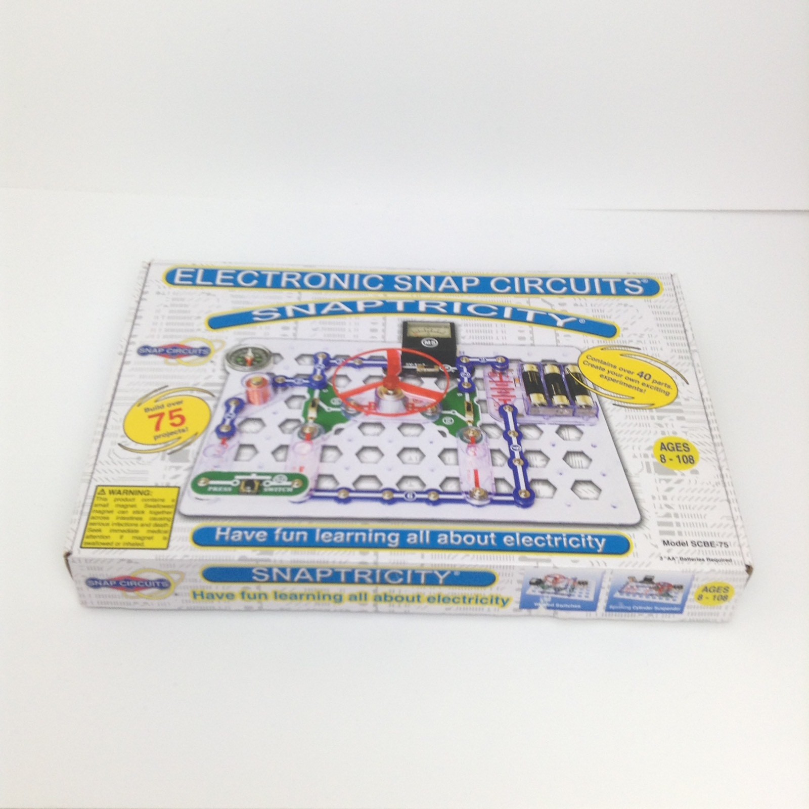 snap circuits snaptricity electronics exploration kit
