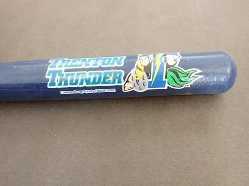 VINTAGE 2002 TRENTON THUNDER MINI SOUVENIR WOODEN BASEBALL BAT 18" - Picture 17 of 23