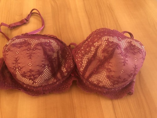 CHANTELLE Spitzen Push up BH-Set String Gr. 75b brombeerfarben TOP - Bild 2 von 6