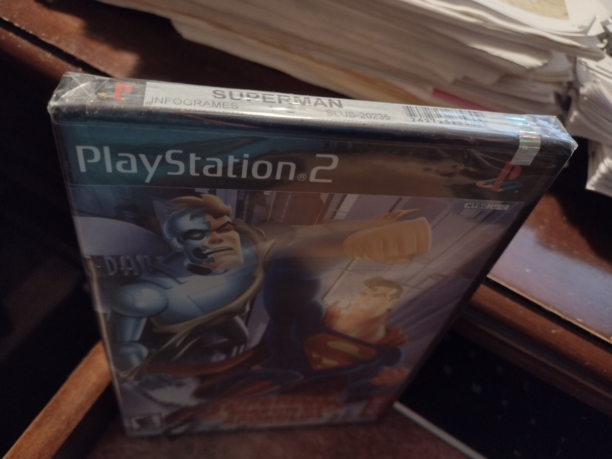 Jeu PS2 Superman : L'Ombre D'Apokolips - Version Sans Notice, En Bon état