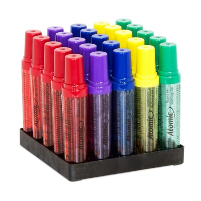 5 x Feuerzeug Gas Atomic je 18ml Kunststoff 