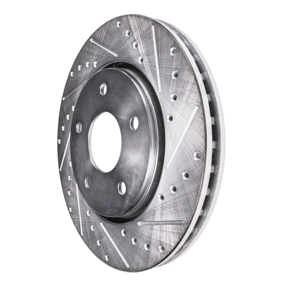 Rotores de disco ranurados perforados delanteros para Land Rover Range Rover Sport Discovery GAS Foto 4 de 4