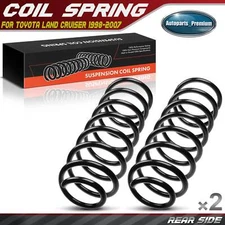2x Rear Left & Right Coil Springs for Toyota Land Cruiser 100 98-07 48231-6A690