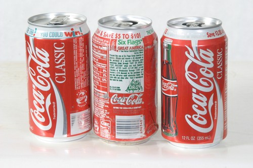 3 Different Coke soda cans - Picture 3 of 3