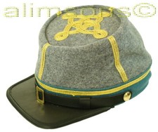 American Civil War Enlisted CS Major Colonel Infantry Kepi Cap-ALL SIZES