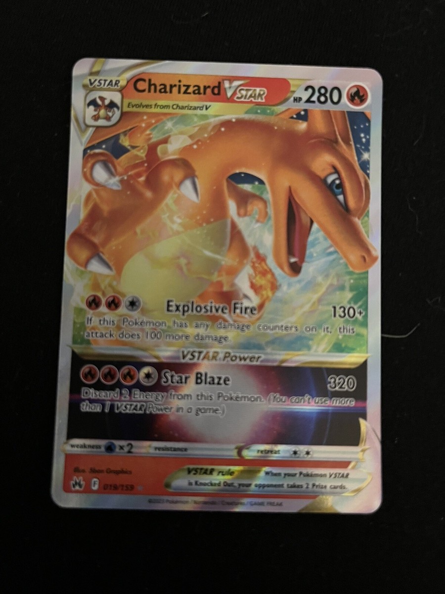 pokemon tcg crown zenith 019 159 charizard vstar card Amazon.com: Pokemon - Charizard VSTAR 019/159 - Crown Zenith