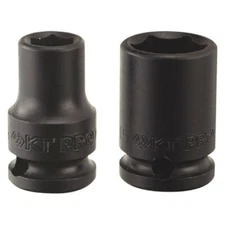 KT Pro D1310M11D 3/8" Dr. 11mm 6pt Metric Standard Impact Socket