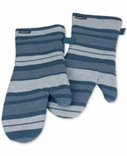 Cuisinart Oversized Yarn Dyed Stripe Oven Mitts, Set of 2