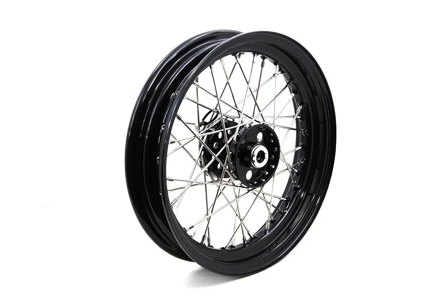 New 1967-1972 Harley Davidson FL 16" x 3.00" Front or Rear KH Style Spoke Wheel - Image 4 of 4