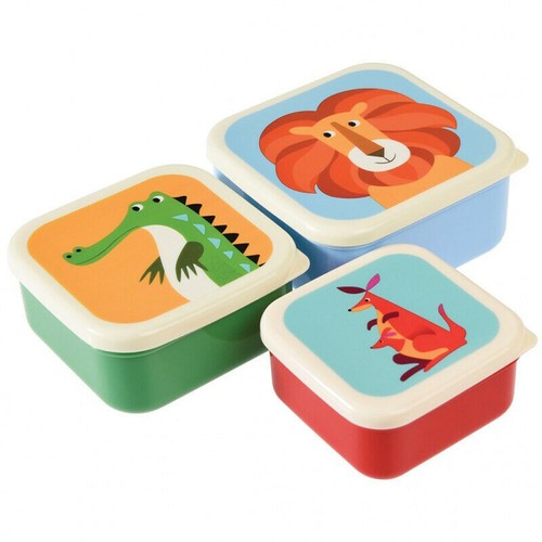 Snackdosen 3er Set Rex London Snack Obst Behälter Dosen Boxen Snackbox Apfel Fee - Picture 37 of 65