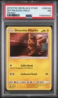 2019 POKEMON SM BLACK STAR PROMO #SM190 DETECTIVE PIKACHU-HOLO PSA 7