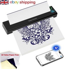 myChway Bluetooth Tattoo Stencil Printer Wireless Thermal Machine Body Art Maker