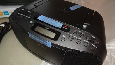 SONY CFD-510 Cassette/Tape AM/FM CD Player Radio Boombox It works