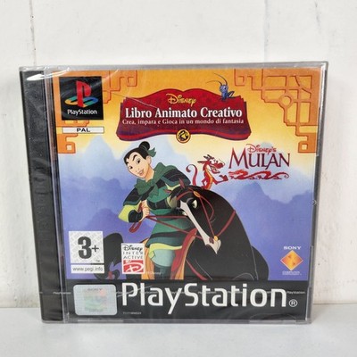 Disney Creative Animated Book Mulan Ps1 Playstation 1 SEALED NEW