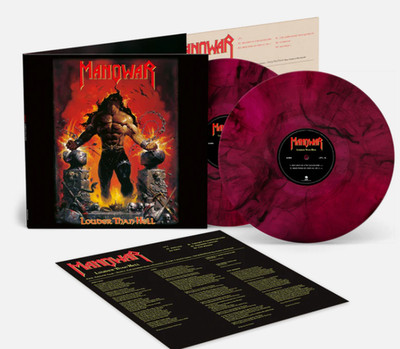 Manowar Louder Than Hell Limited Black/Red Vinyl 2LP Pre Order