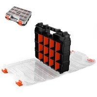 Sortierbox Sortimentskasten Doppelseitig 34 FäCher FüR Kleinteile Schrauben Deko