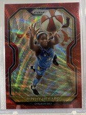 2021 Panini Prizm WNBA - RED WAVE #84 Ruthy Hebard - Chicago Sky