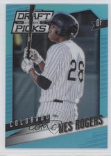 2014 Panini Prizm Perennial Draft Picks Powder Blue 163/199 Wes Rogers #86 h3a