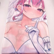 Funda de Almohada Hololive Minato Aqua Dakimakura 2 Vías 160x50cm Nueva