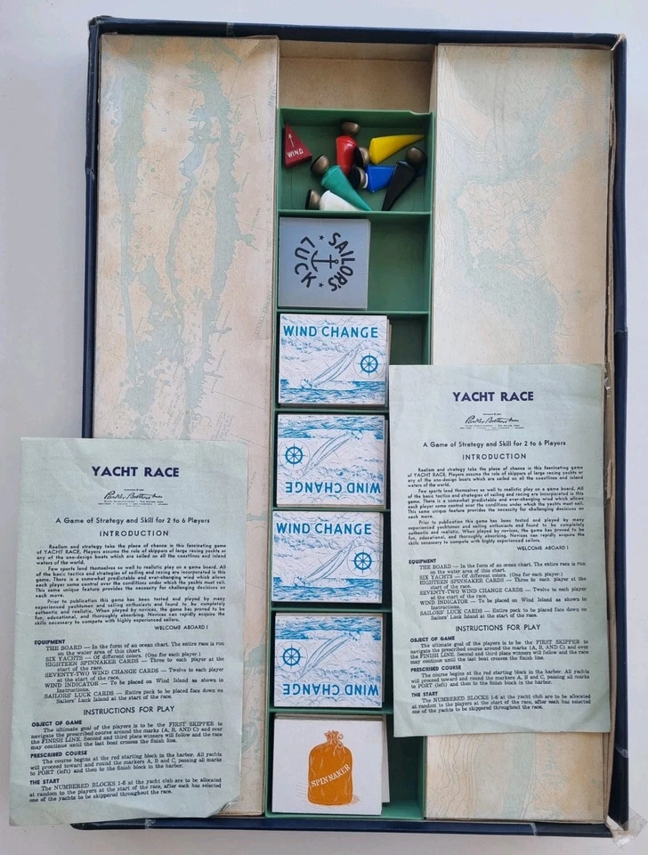 VINTAGE Yacht Race Board Game by Parker Brothers COMPLETE! 1961 - Image 3 of 3